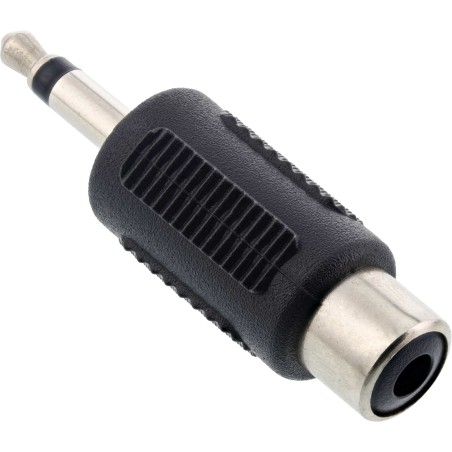 InLine Adattatore Audio, 3,5mm Jack maschio a RCA femmina, Mono, accoppiatore