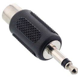 InLine Adattatore Audio, 3,5mm Jack maschio a RCA femmina, Mono, accoppiatore