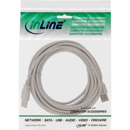 InLine Cavo USB 2.0 A maschio   A maschio, beige, 0,3m