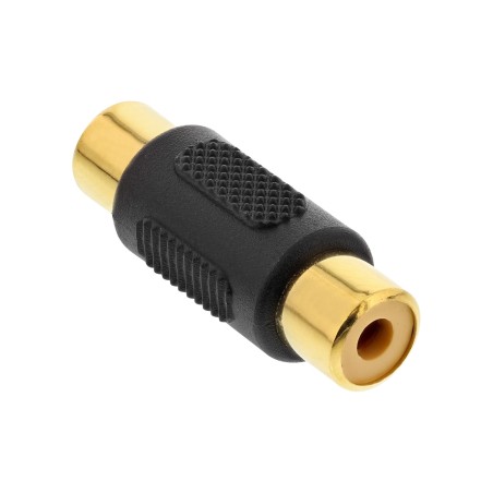 InLine Adattatore Audio RCA femmina   femmina, dorato, accoppiatore