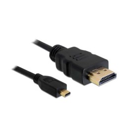 DeLOCK 4043619826643 cavo HDMI 2 m HDMI tipo A (Standard) HDMI tipo D (Micro) Nero