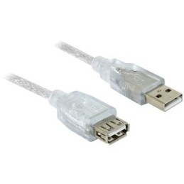 DeLOCK 82239 cavo USB USB 2.0 1,8 m USB A Bianco