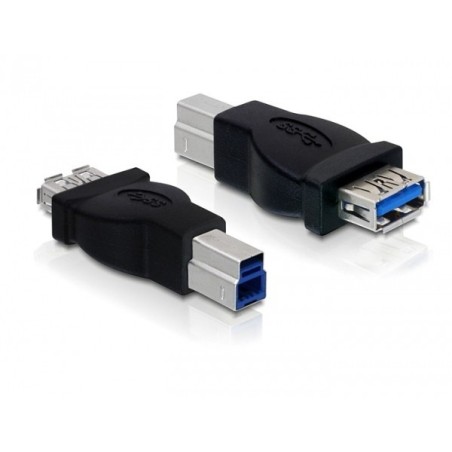 DeLOCK USB 3.0 Adapter USB 3.0-B M USB 3.0-A FM Nero