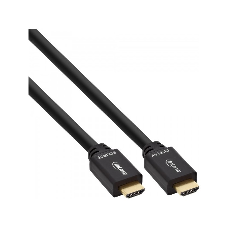 InLine 4043718154142 cavo HDMI 30 m HDMI tipo A (Standard) Nero