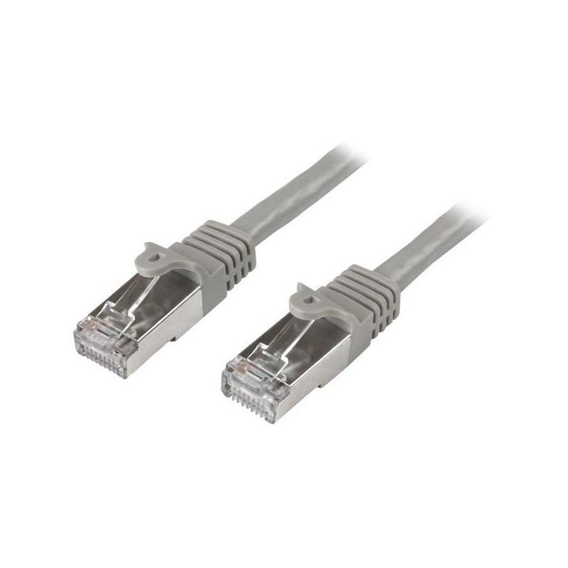 StarTech.com Cavo di rete Cat6 Ethernet Gigabit - Cavo Patch RJ45 SFTP da 2 m - Grigio