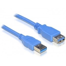 DeLOCK USB 3.0-A M F - 1m cavo USB USB A Blu