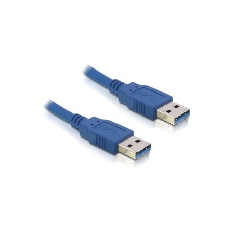 DeLOCK USB 3.0-A male male - 1m cavo USB USB A Blu