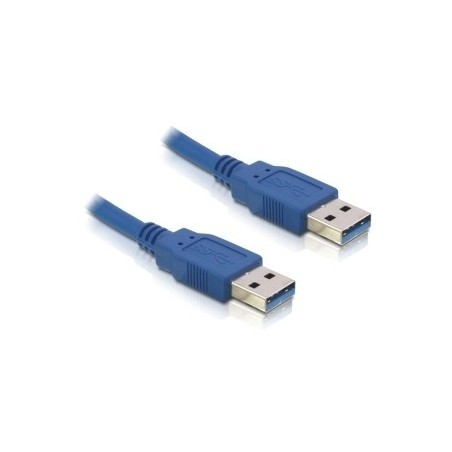 DeLOCK USB 3.0-A male male - 3m cavo USB USB A Blu