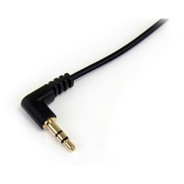 StarTech.com Cavo audio stereo da slim 3,5 mm ad angolare destro 30 cm - M M