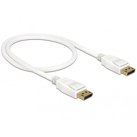 DeLOCK 85507 cavo DisplayPort 0,5 m Bianco