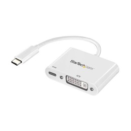 StarTech.com Adattatore USB C a DVI 1080p - Power Delivery - Convertitore Video USB Type-C a DVI-D Single Link con Ricarica -