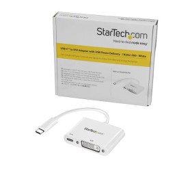 StarTech.com Adattatore USB C a DVI 1080p - Power Delivery - Convertitore Video USB Type-C a DVI-D Single Link con Ricarica -