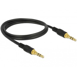 DeLOCK 85547 cavo audio 1 m 3.5mm Nero