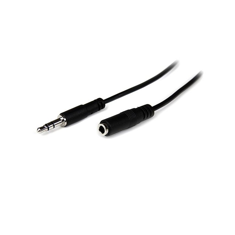 StarTech.com Cavo audio di prolunga stereo slim da 3,5 mm 1 m - M F