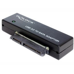 DeLOCK 62486 adattatore per inversione del genere dei cavi USB3.0 SATA III Nero