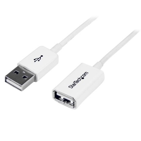 StarTech.com Cavo di prolunga USB 2.0 da 1 m A ad A - M F, colore bianco