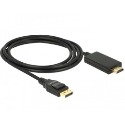 DeLOCK 85317 cavo e adattatore video 2 m DisplayPort HDMI Nero