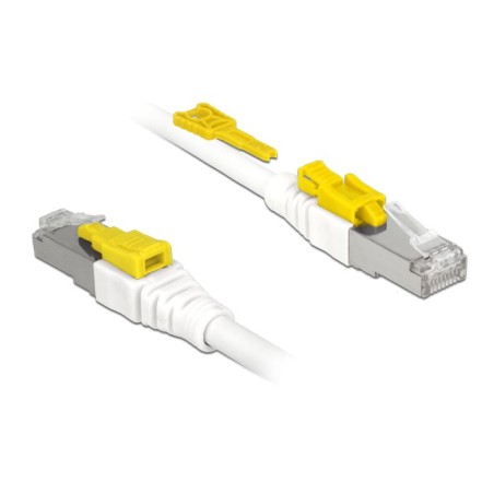 DeLOCK 85335 cavo di rete Bianco 5 m Cat6a S FTP (S-STP)