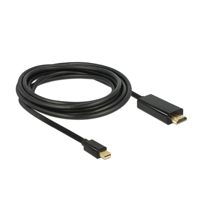 DeLOCK 83698 cavo e adattatore video 1 m Mini DisplayPort HDMI Nero