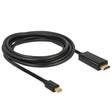 DeLOCK 83698 cavo e adattatore video 1 m Mini DisplayPort HDMI Nero