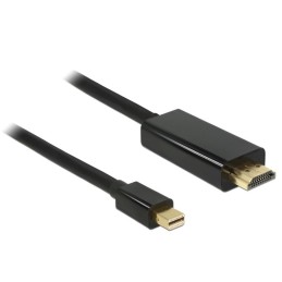 DeLOCK 83698 cavo e adattatore video 1 m Mini DisplayPort HDMI Nero