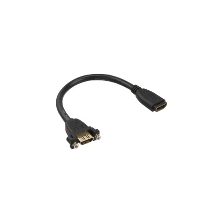 InLine 17600R cavo HDMI 0,2 m HDMI tipo A (Standard) Nero