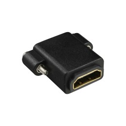 InLine Adattatore HDMI da pannello Tipo A Femmina Femmina con viti, dorato