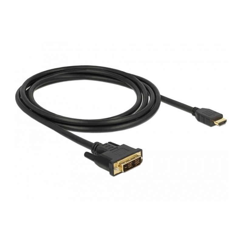 DeLOCK 85584 cavo e adattatore video 2 m HDMI tipo A (Standard) DVI-D