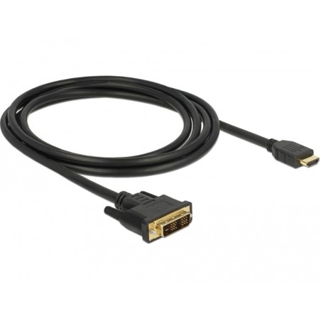 DeLOCK 85584 cavo e adattatore video 2 m HDMI tipo A (Standard) DVI-D