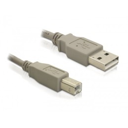 DeLOCK 82215 cavo USB 1,8 m USB A USB B Grigio