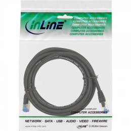 InLine 4043718189243 cavo di rete Nero 0,5 m Cat6a S FTP (S-STP)