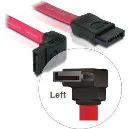 DeLOCK SATA Cable - 0.5m cavo SATA 0,5 m Rosso