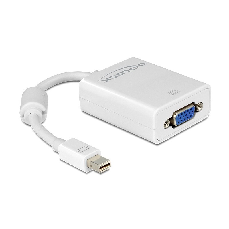 DeLOCK Adapter mini Displayport   VGA FM 0,18 m VGA (D-Sub) Bianco