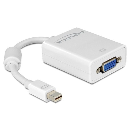 DeLOCK Adapter mini Displayport   VGA FM 0,18 m VGA (D-Sub) Bianco