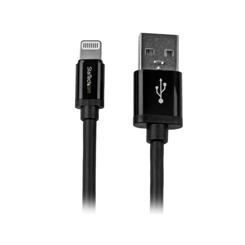 StarTech.com Cavo lungo connettore lightning a 8 pin Apple nero a USB da 2 m per iPhone   iPod   iPad