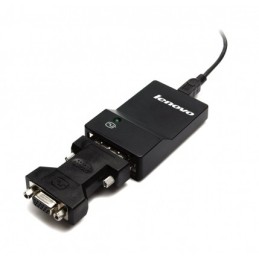 Lenovo USB 3.0 - DVI VGA adattatore grafico USB 2048 x 1152 Pixel Nero