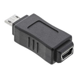 InLine Adattatore USB 2.0 Micro B maschio   Mini B femmina 5pin