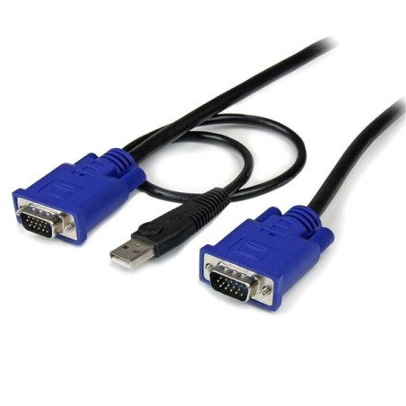 StarTech.com Cavo sottile KVM, VGA, USB, 2 in 1 1,3 m c.a.