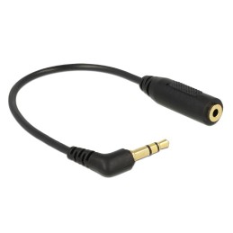 DeLOCK 0.17m 2.5mm 3.5mm cavo audio 0,17 m Nero