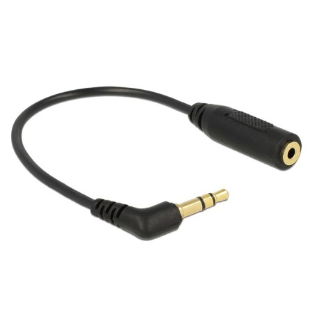 DeLOCK 0.17m 2.5mm 3.5mm cavo audio 0,17 m Nero