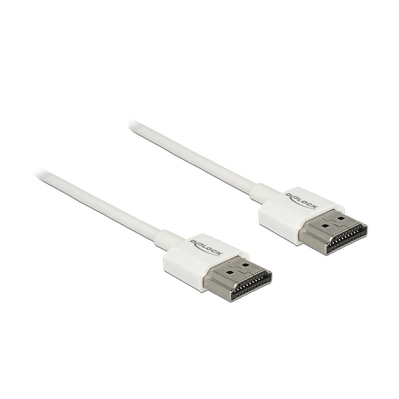 DeLOCK 85137 cavo HDMI 2 m HDMI tipo A (Standard) Bianco