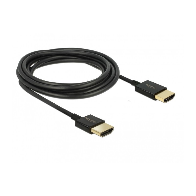 DeLOCK 85117 cavo HDMI 0,25 m HDMI tipo A (Standard) Nero