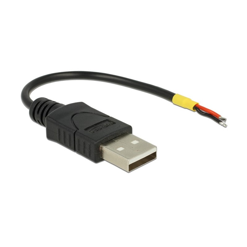 DeLOCK 85250 cavo USB USB 2.0 0,1 m USB A Nero