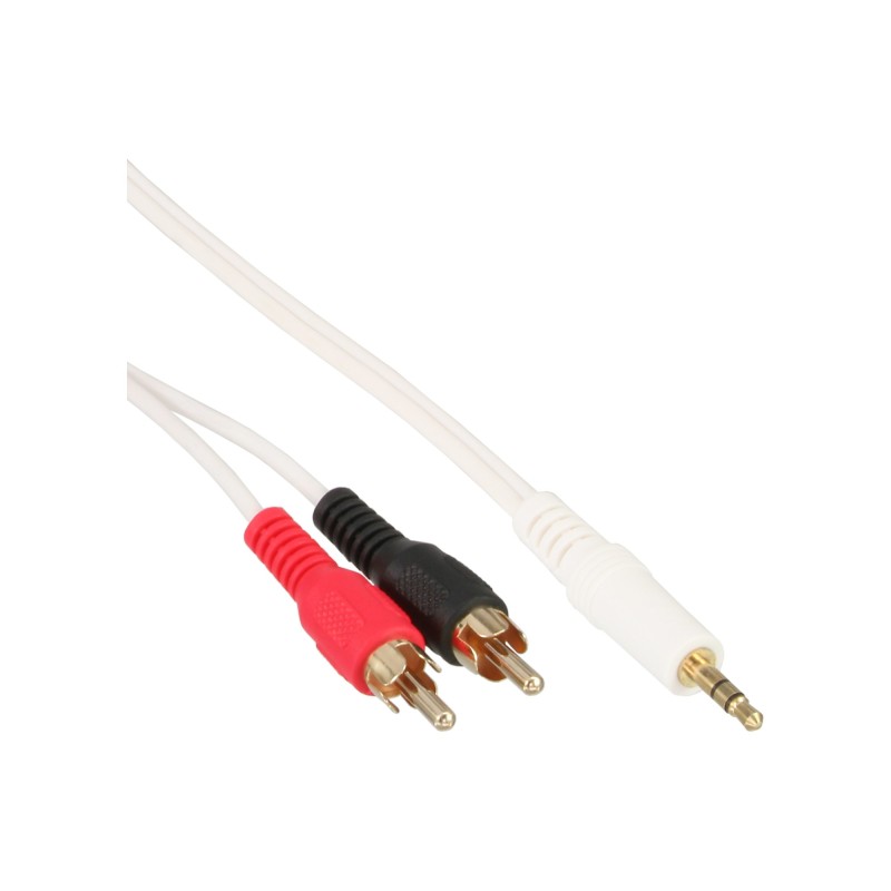 InLine Cavo Audio Jack 3,5mm maschio a 2x RCA maschio, 10m