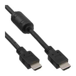 InLine Cavo HDMI, Ferrite, 1m, 3D, nero, maschio   maschio HDMI-High Speed