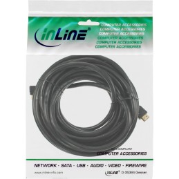 InLine Cavo Mini HDMI 1.3, A C, 0,5m, 3D, dorato, nero, M-M, HDMI-High Speed