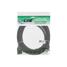 InLine Cavo HDMI-High Speed, Prolunga, 2m, 3D, dorato, nero, M-F