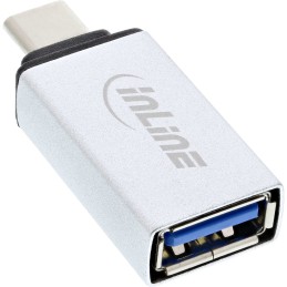 InLine Adattatore USB 3.2 (Gen.2) C maschio   A femmina, USB Power Delivery 3A