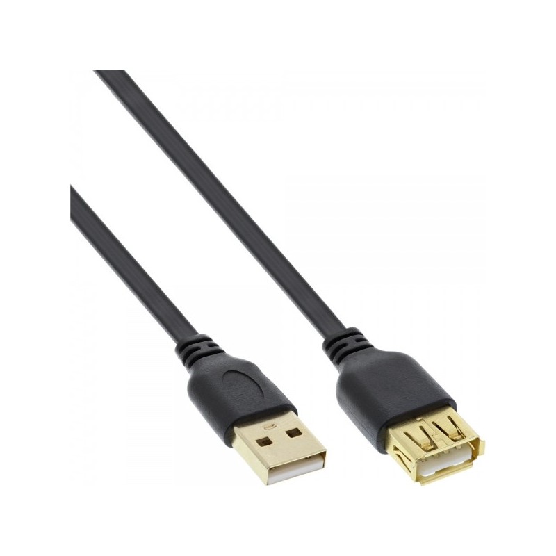 InLine 4043718178810 cavo USB USB 2.0 3 m USB A Nero