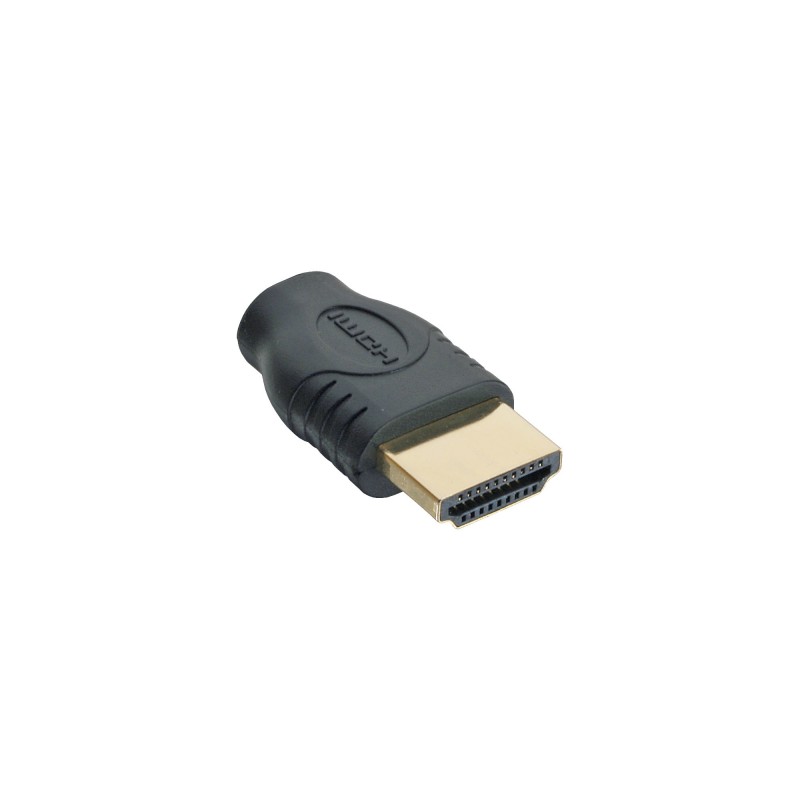 InLine Adattatore HDMI Typ A maschio a Micro HDMI Typ D femmina, dorato